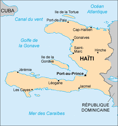 Haiti - Hati - Carte - map - Landkarte 