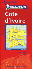 Cte d'Ivoire - Ivory Coast Map