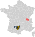 Ain - 01 - Carte de France
