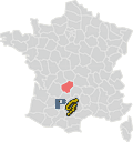 Corrze - 19 - Carte de France