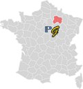 Marne - 51 - Carte de France