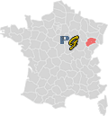 Haute Sane - 70 - Carte de France