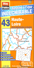 Carte routière Haute Loire