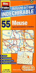 Carte routire Meuse