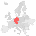 Carte Allemagne, Map Germany