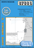 Carte marine : Bassin d'Arcachon
