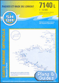 Carte marine : Passes et Rade de Lorient