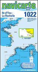 Ile d'Yeu - La Rochelle - Les Sables d'Olonne - Carte marine 