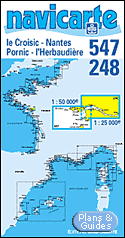 Le Croisic - Nantes - Pornic - Carte marine 
