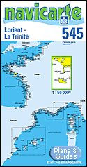Lorient - La Trinit - Belle Ile - Houat - Carte marine 