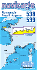 Ploumanach - Roscoff - Argenton - Carte marine 