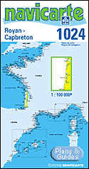 Port Bloc - Cap Breton - Lacs des Landes - Carte marine 