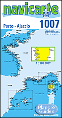 Porto - Ajaccio - Carte marine 