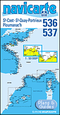 St Cast - Ploumanach - Carte marine 