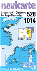 St Vaast Iles Anglo-normandes - Carte marine 