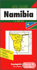 Namibie - Namibia - Carte routire - Road Map - Autokarte