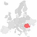 Carte Roumanie , Map Romania, Rumnien 
