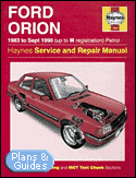 Auto repair Manual Ford Orion