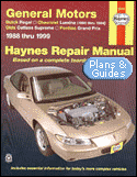 Buick Regal, Chevrolet Lumina, Olds Cutlass Supreme & Pontiac Grand Prix