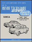 Simca 1000 - 900 et Coup Bertone 