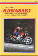 Kawasaki 1000 and 1100Cc Fours, 1981-1985: Service, Repair,