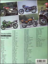 Kawasaki - Tous les modeles depuis 1965